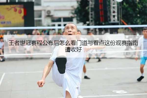 王者世冠赛程公布后怎么看门道与看点这份观赛指南请收好